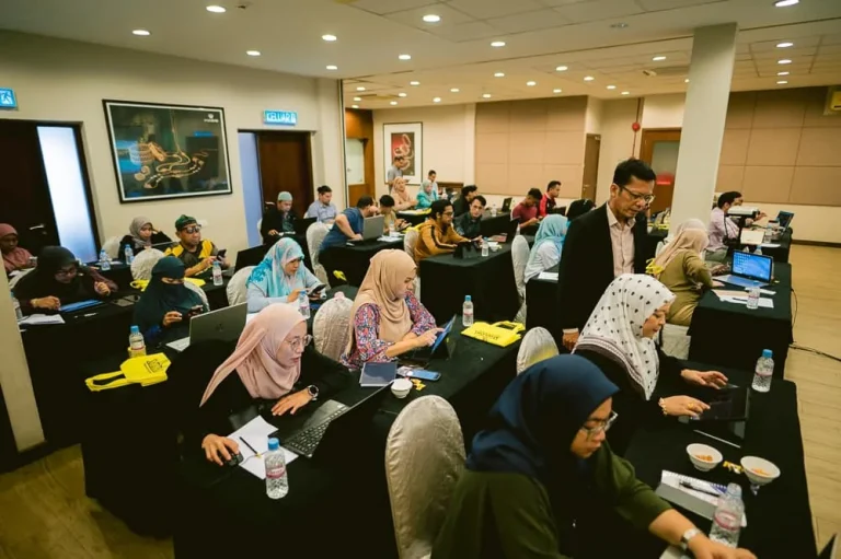 Classroom view of participants at an Applied AI programme